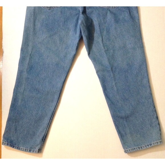 Vtg LL Bean Jeans Mens 38x29 Blue Denim Classic Fit Tapered Work Outdoor Western - Picture 6 of 9